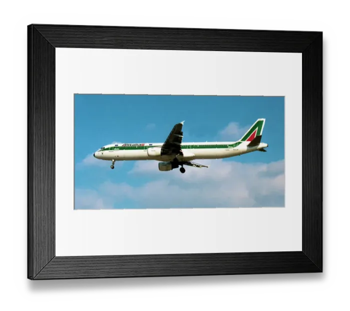 Framed Print : Airbus A321-112 I-BIXL Framed Print : Airbus A321-112 I-BIXL