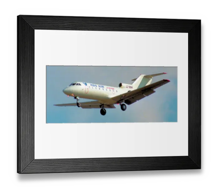 Framed Print : Yakovlev Yak-40 LZ-DOM Framed Print : Yakovlev Yak-40 LZ-DOM