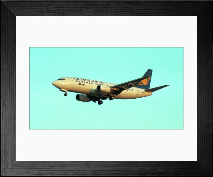 Framed Print : Boeing 737-33A SX-BBT Framed Print : Boeing 737-33A SX-BBT