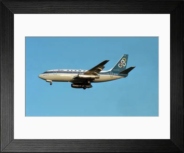 Framed Print : Boeing 737-284 SX-BCB Framed Print : Boeing 737-284 SX-BCB
