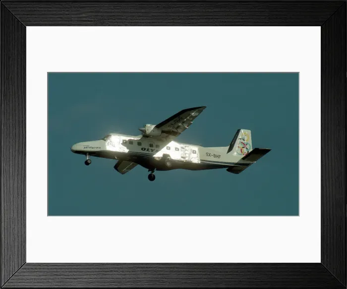 Framed Print : Dornier 228-201 SX-BHF Framed Print : Dornier 228-201 SX-BHF