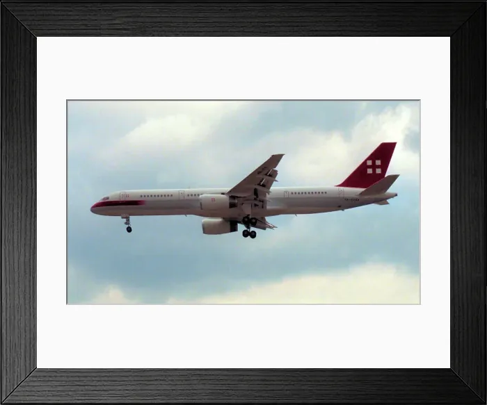 Framed Print : Boeing 757-23A HB-IEE Framed Print : Boeing 757-23A HB-IEE