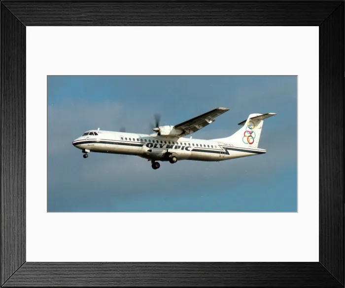 Framed Print : ATR 72-202 SX-BIE Framed Print : ATR 72-202 SX-BIE