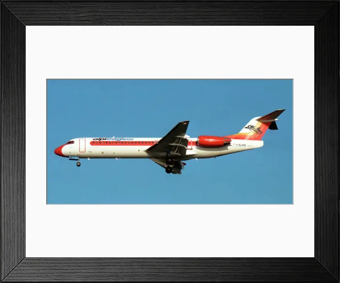 Framed Print : Fokker 100 IALPQ Framed Print : Fokker 100 IALPQ