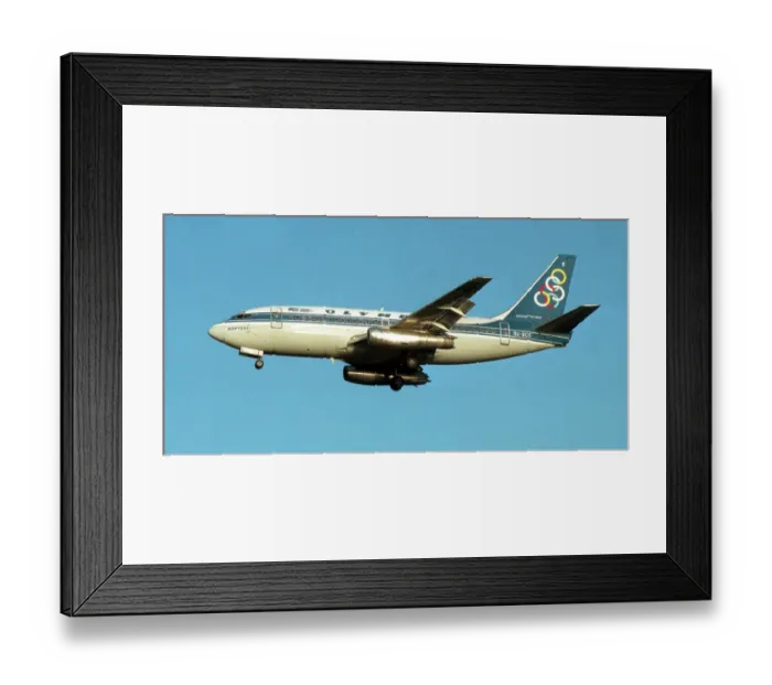 Framed Print : Boeing 737-284 SX-BCE Framed Print : Boeing 737-284 SX-BCE