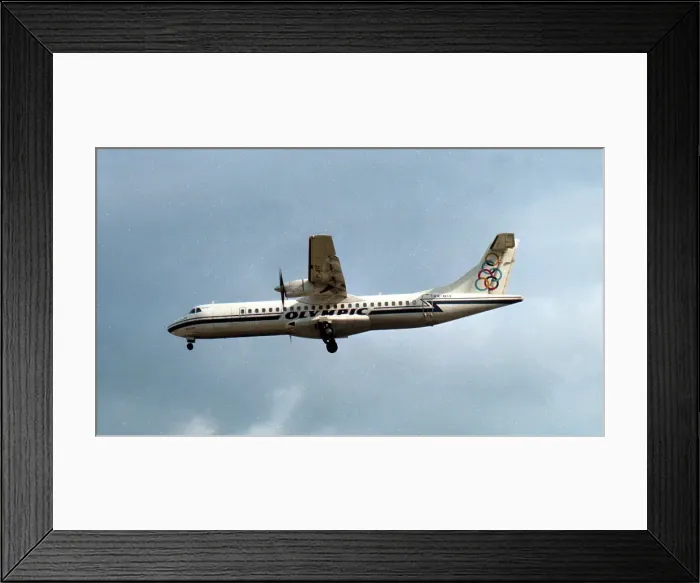 Framed Print : ATR 72-202 SX-BIE Framed Print : ATR 72-202 SX-BIE