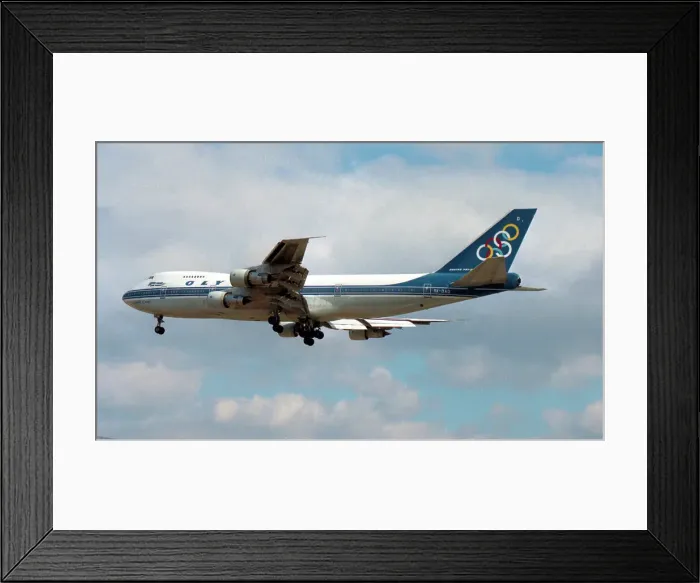 Framed Print : Boeing 747-212B SX-OAD