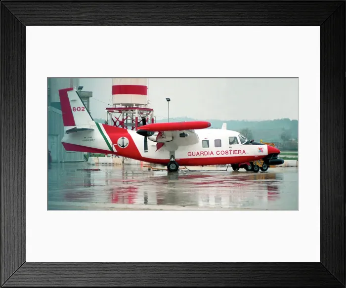 Framed Print : Piaggio P. 166DL-3 MM25160 - 8-02 Framed Print : Piaggio P. 166DL-3 MM25160 - 8-02