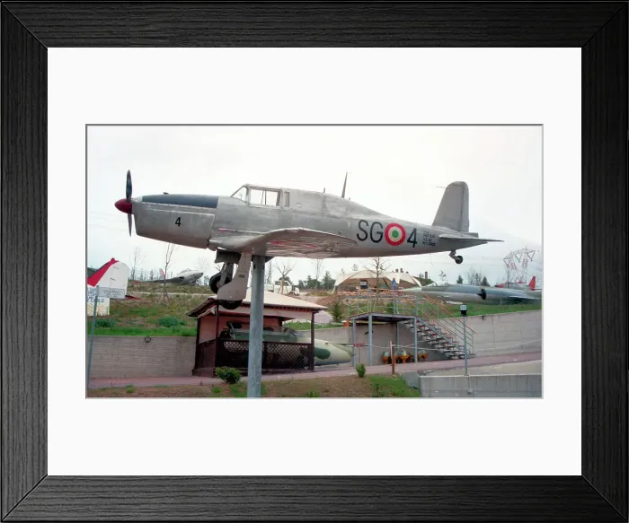 Framed Print : Fiat G. 46-3A I-AEKE - SG-4 Framed Print : Fiat G. 46-3A I-AEKE - SG-4