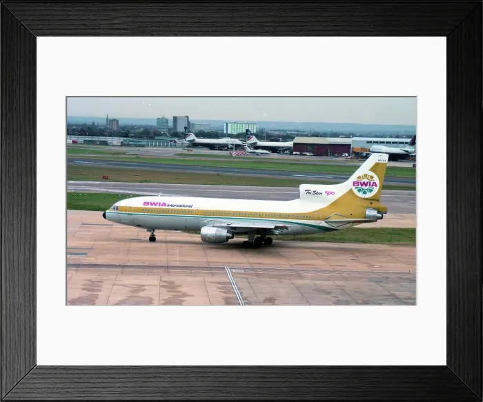 Framed Print : Lockheed TriStar 500 9Y-THA Framed Print : Lockheed TriStar 500 9Y-THA