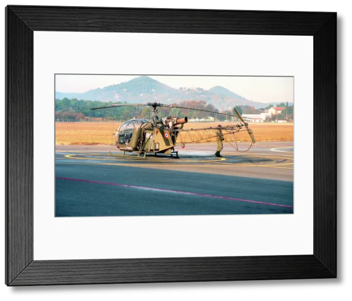 Framed Print : Aerospatiale SE. 3130 Alouette II BBG Framed Print : Aerospatiale SE. 3130 Alouette II BBG