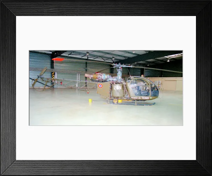 Framed Print : Aerospatiale SE. 3130 Alouette II 1094 - BBN Framed Print : Aerospatiale SE. 3130 Alouette II 1094 - BBN