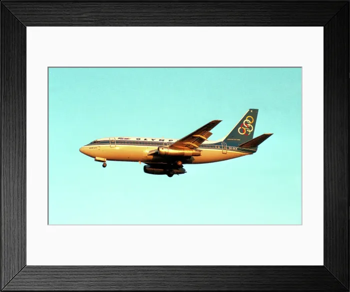 Framed Print : Boeing 737-284 SX-BCK Framed Print : Boeing 737-284 SX-BCK