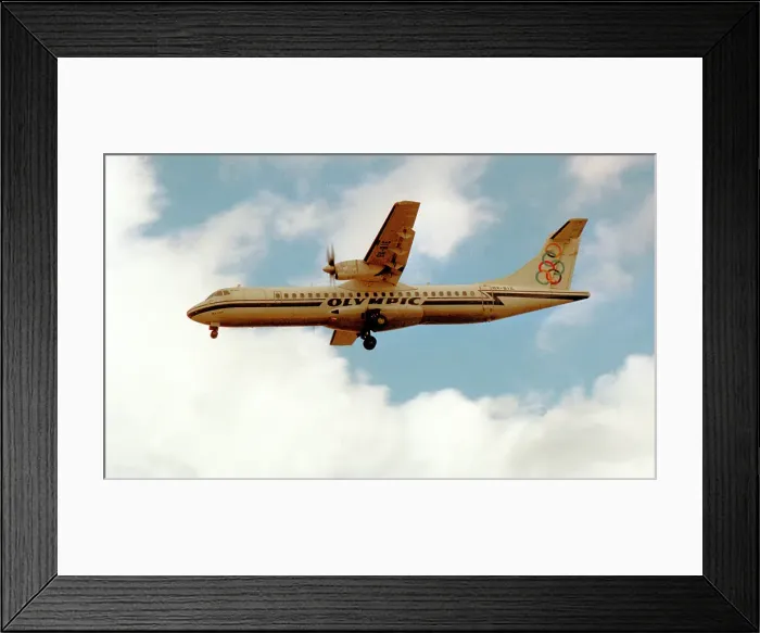 Framed Print : ATR 72-202 SX-BIE Framed Print : ATR 72-202 SX-BIE