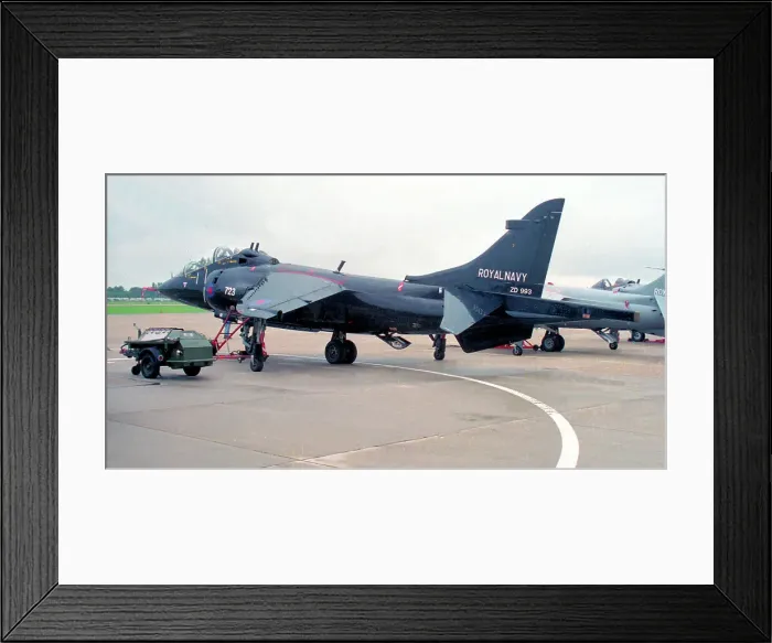 Framed Print : British Aerospace Harrier T. 8 ZD993 Framed Print : British Aerospace Harrier T. 8 ZD993