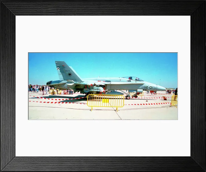 Framed Print : McDonnell Douglas EF-18A Hornet C. 15-13 - 12-01 Framed Print : McDonnell Douglas EF-18A Hornet C. 15-13 - 12-01
