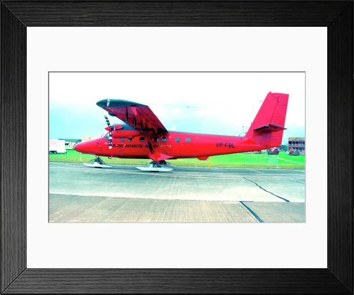 Framed Print : de Havilland Canada DHC-6-300 Twin Otter VP-FBL Framed Print : de Havilland Canada DHC-6-300 Twin Otter VP-FBL