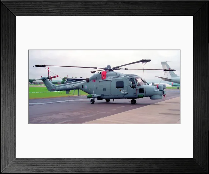 Framed Print : Westland Lynx HMA. 8 ZD261 672 Framed Print : Westland Lynx HMA. 8 ZD261 672