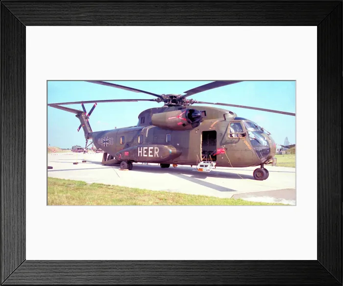 Framed Print : VFW-Fokker CH-53G Stallion 84+10 Framed Print : VFW-Fokker CH-53G Stallion 84+10