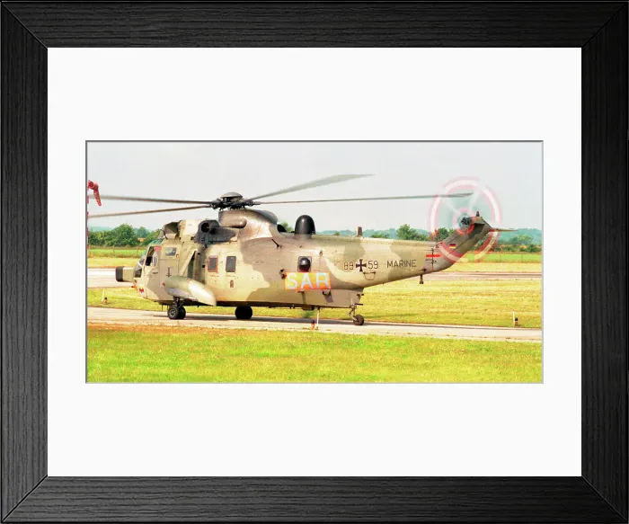 Framed Print : Westland Sea King Mk. 41 89+59 Framed Print : Westland Sea King Mk. 41 89+59