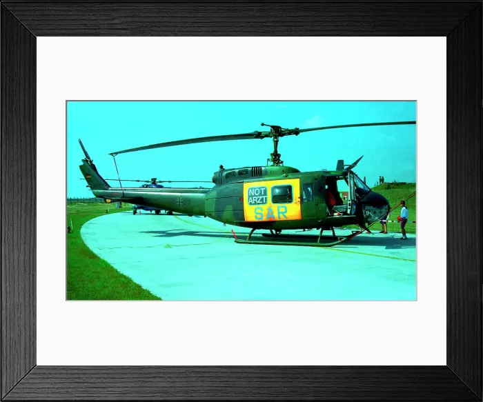 Framed Print : Dornier-Bell UH-1D 71+57 Framed Print : Dornier-Bell UH-1D 71+57