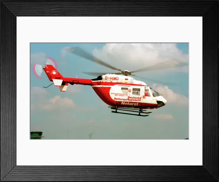 Framed Print : MBB BK-117B-1 D-HIMU Framed Print : MBB BK-117B-1 D-HIMU