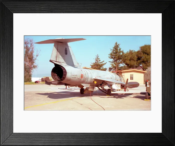 Framed Print : Lockheed F-104S ASA Starfighter MM6805 - 4-22 Framed Print : Lockheed F-104S ASA Starfighter MM6805 - 4-22