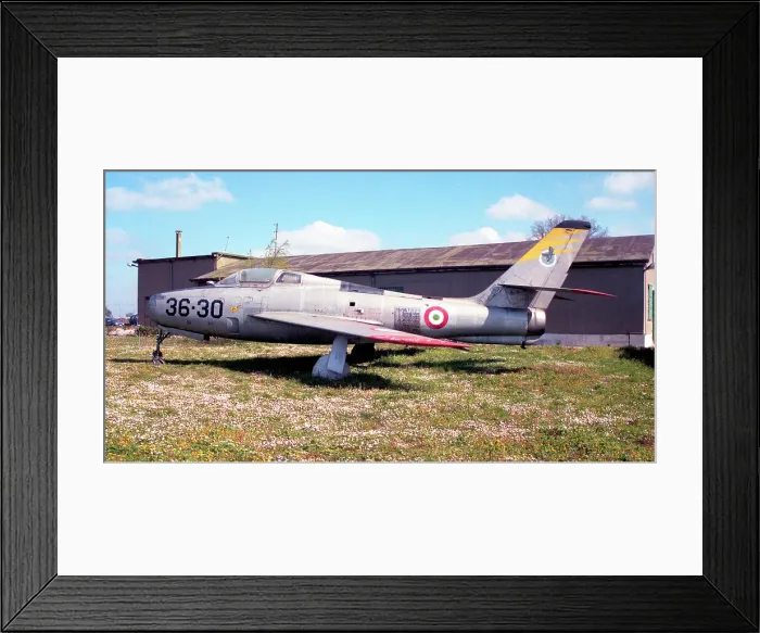 Framed Print : Republic F-84F Thunderstreak MM53-6653 - 36-30 Framed Print : Republic F-84F Thunderstreak MM53-6653 - 36-30