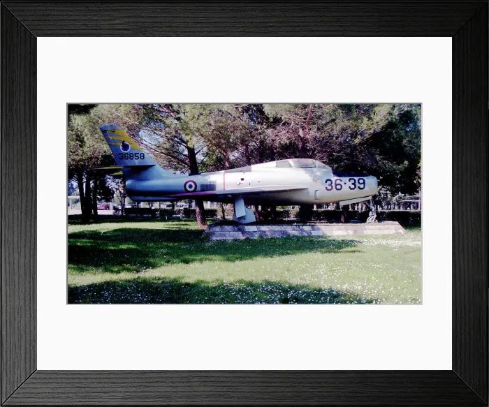 Framed Print : Republic F-84F Thunderstreak MM53-6858 - 36-39 Framed Print : Republic F-84F Thunderstreak MM53-6858 - 36-39