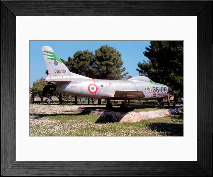 Framed Print : Fiat - North American F-86K MM5-38308 Framed Print : Fiat - North American F-86K MM5-38308