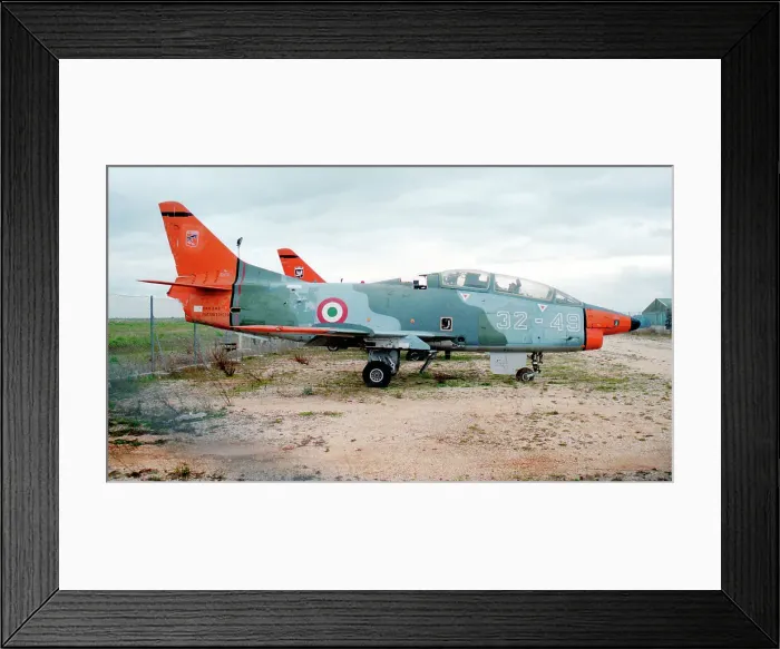 Framed Print : Fiat G. 91 T-1 MM6349 - 32-49 Framed Print : Fiat G. 91 T-1 MM6349 - 32-49