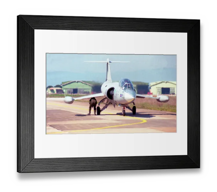 Framed Print : Lockheed TF-104G Starfighter MM54226 - 4-23 Framed Print : Lockheed TF-104G Starfighter MM54226 - 4-23