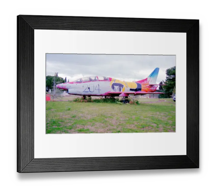 Framed Print : Fiat G. 91 T-1 MM6363 - 204 Framed Print : Fiat G. 91 T-1 MM6363 - 204