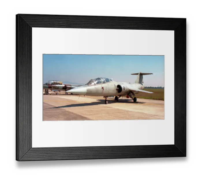 Framed Print : Lockheed TF-104G Starfighter MM54553 - 4-44 Framed Print : Lockheed TF-104G Starfighter MM54553 - 4-44