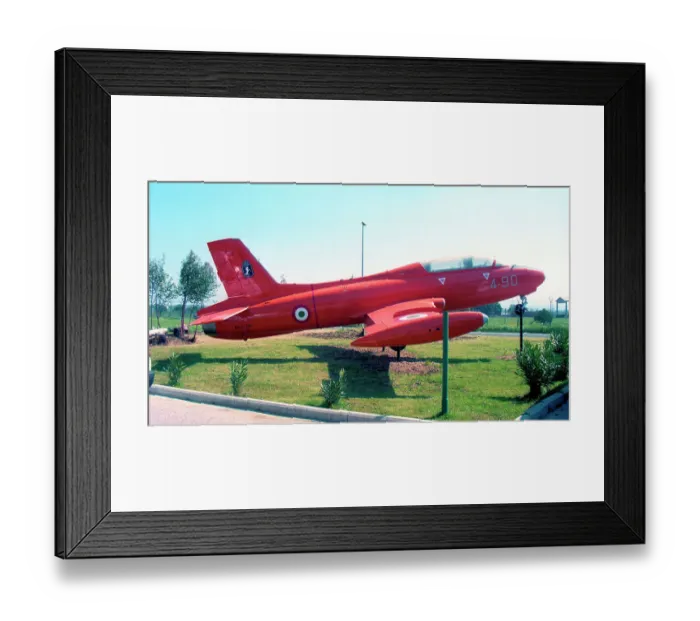 Framed Print : Aermacchi MB-326E MM54190 - 4-90 Framed Print : Aermacchi MB-326E MM54190 - 4-90