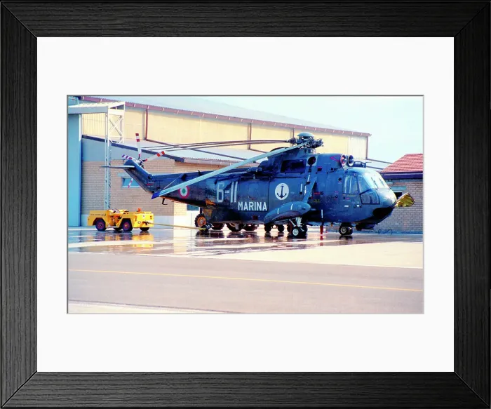 Framed Print : Sikorsky SH-3D Sea King MM5014N - 6-11 Framed Print : Sikorsky SH-3D Sea King MM5014N - 6-11