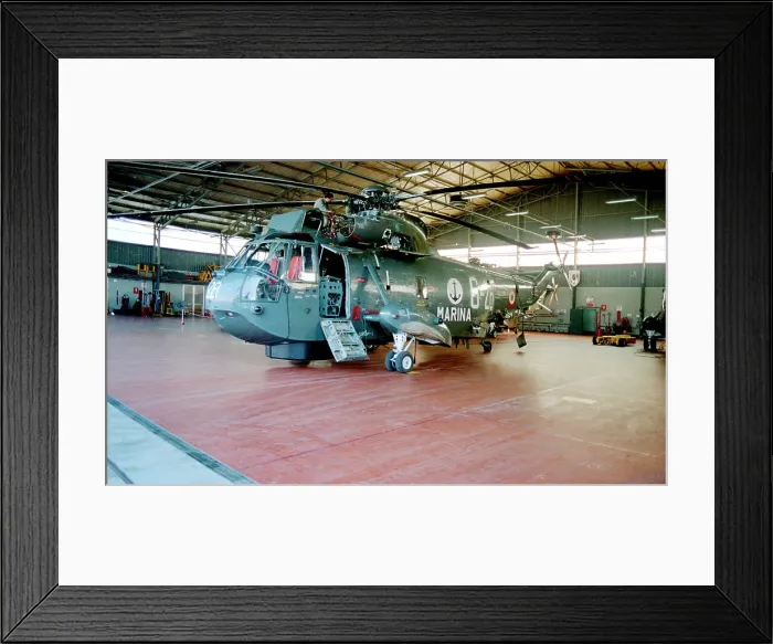 Framed Print : Sikorsky SH-3D Sea King MM5029N - 6-28 Framed Print : Sikorsky SH-3D Sea King MM5029N - 6-28