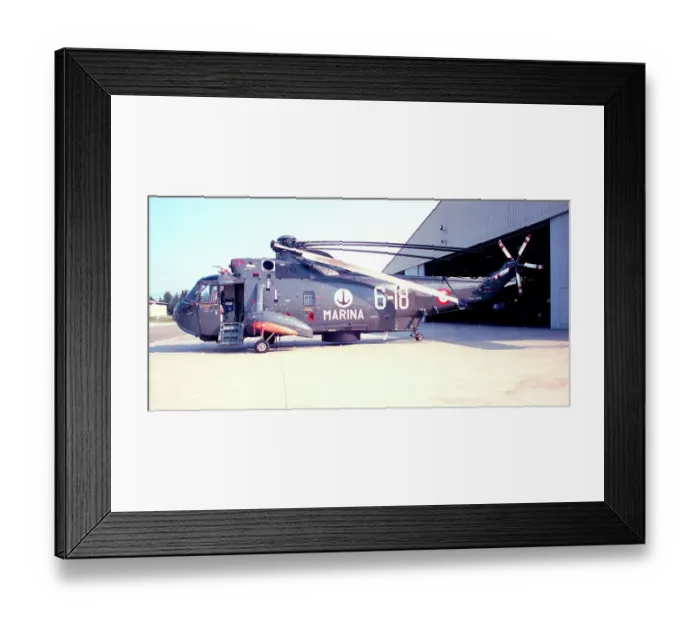 Framed Print : Sikorsky SH-3D Sea King MM5019N - 6-18 Framed Print : Sikorsky SH-3D Sea King MM5019N - 6-18