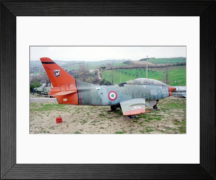 Framed Print : Fiat G. 91T-1 MM54403 - 60-103 Framed Print : Fiat G. 91T-1 MM54403 - 60-103