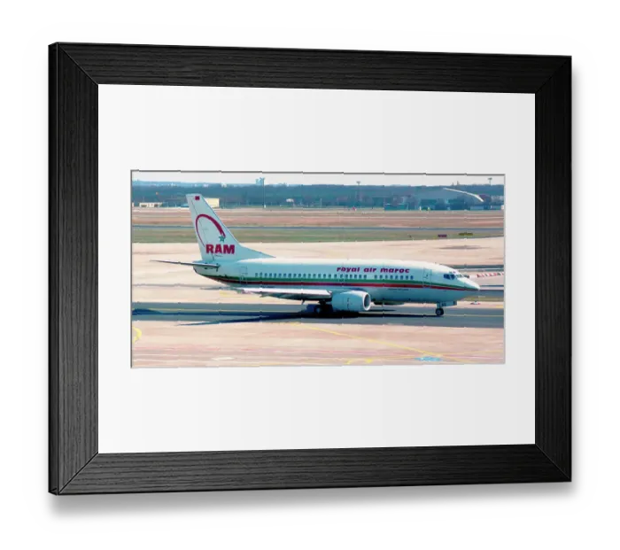Framed Print : Boeing 737-5B6 CN-RNG Framed Print : Boeing 737-5B6 CN-RNG