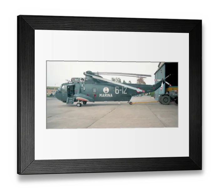 Framed Print : Sikorsky SH-3D Sea King MM5014N - 6-12 Framed Print : Sikorsky SH-3D Sea King MM5014N - 6-12