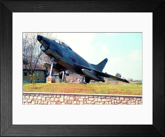 Framed Print : Fiat G. 91Y MM6491 - 8-27 Framed Print : Fiat G. 91Y MM6491 - 8-27