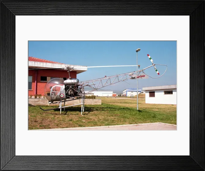 Framed Print : Agusta-Bell AB-47G-2 MM80052