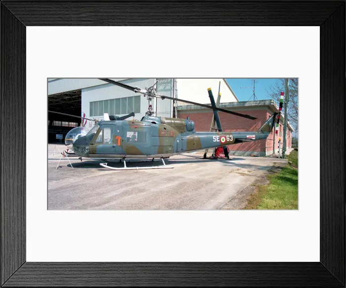 Framed Print : Agusta-Bell AB204B MM80282 Framed Print : Agusta-Bell AB204B MM80282