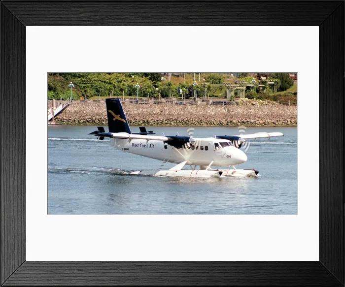 Framed Print : DHC-6 Twin Otter C-FMHR - 605 Framed Print : DHC-6 Twin Otter C-FMHR - 605