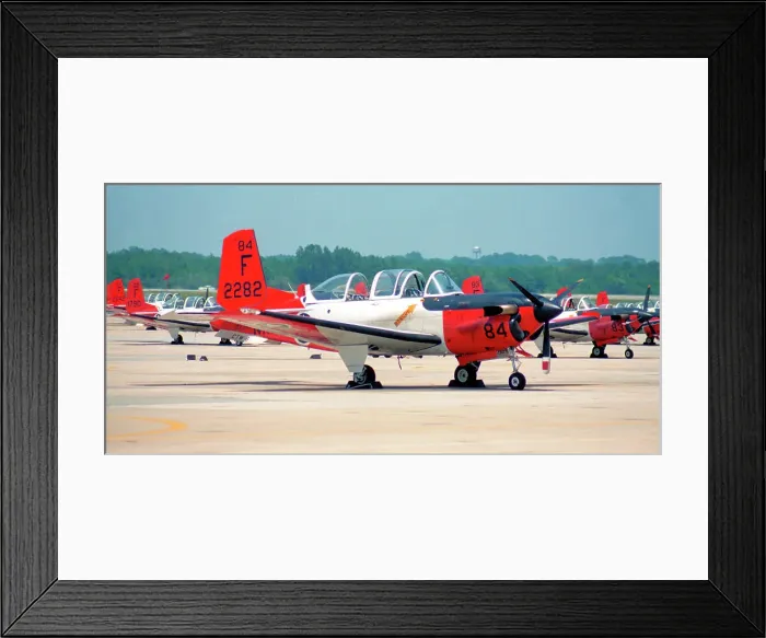 Framed Print : Beechcraft T-34C Mentor 162282 Framed Print : Beechcraft T-34C Mentor 162282