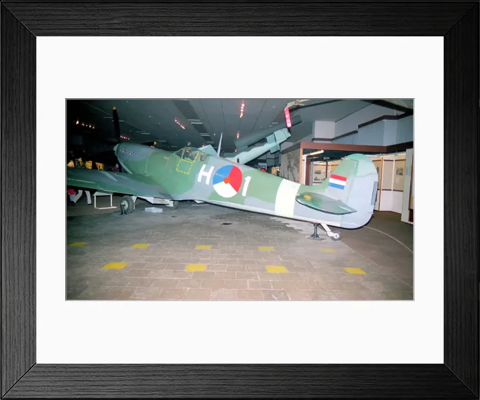 Framed Print : Supermarine Spitfire Mk LFIXc H-1
