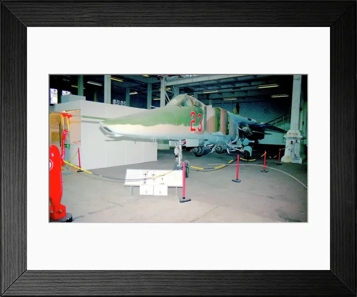 Framed Print : Mikoyan-Gurevich MiG-23BN 4421 - 23 Red