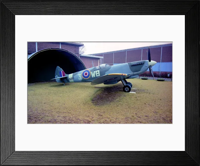 Framed Print : Supermarine Spitfire Mk IX Replica MJ881 - 3W-B Framed Print : Supermarine Spitfire Mk IX Replica MJ881 - 3W-B