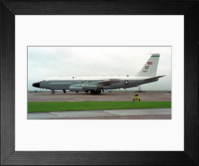 Framed Print : Boeing RC-135V Rivet Joint 64-14843 Framed Print : Boeing RC-135V Rivet Joint 64-14843